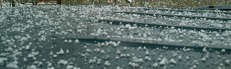 Snöhagel (Graupel pelotas)